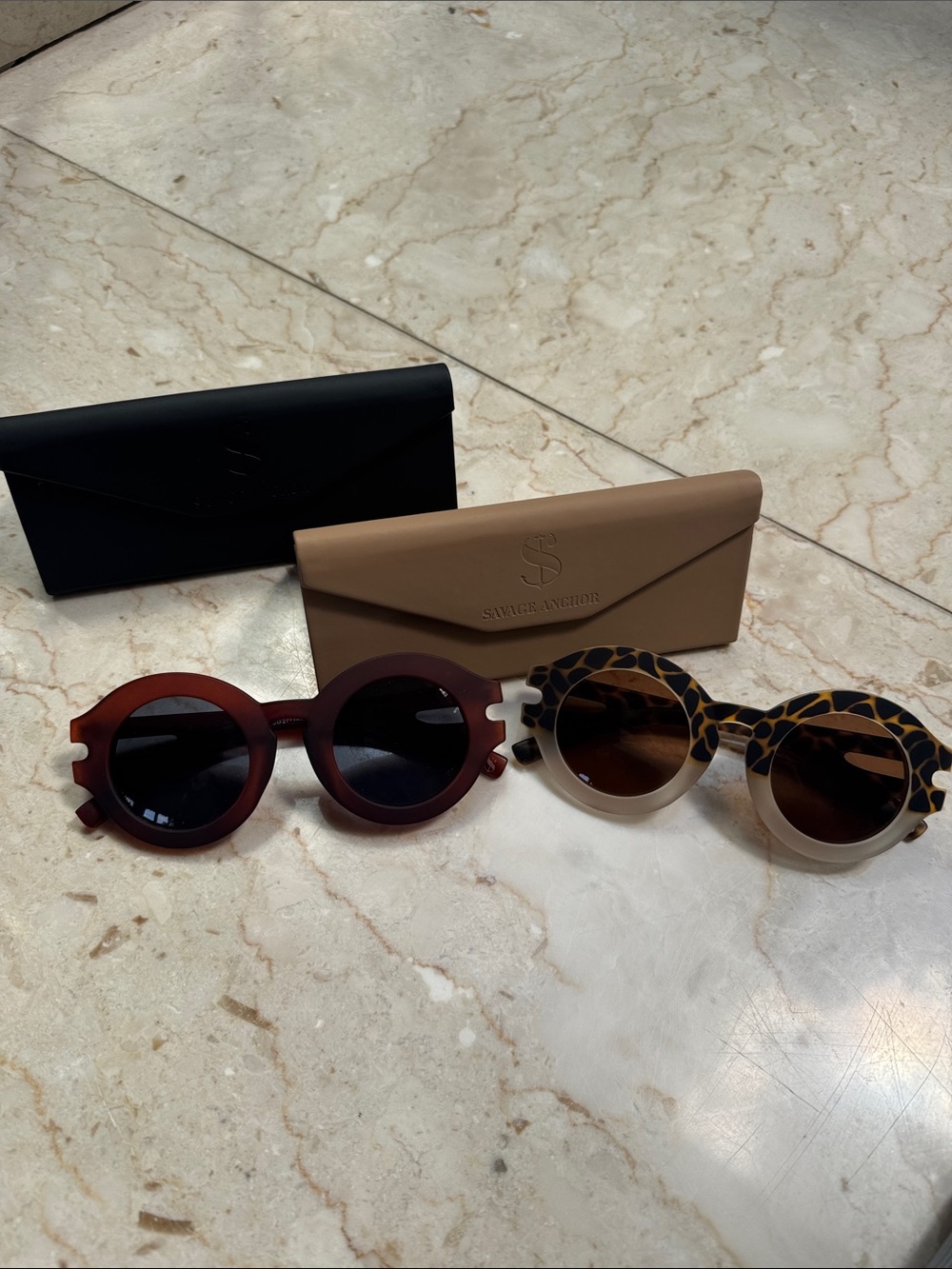 Savage Anchor Round Women’s Sunglasses – Brown & Tortoiseshell